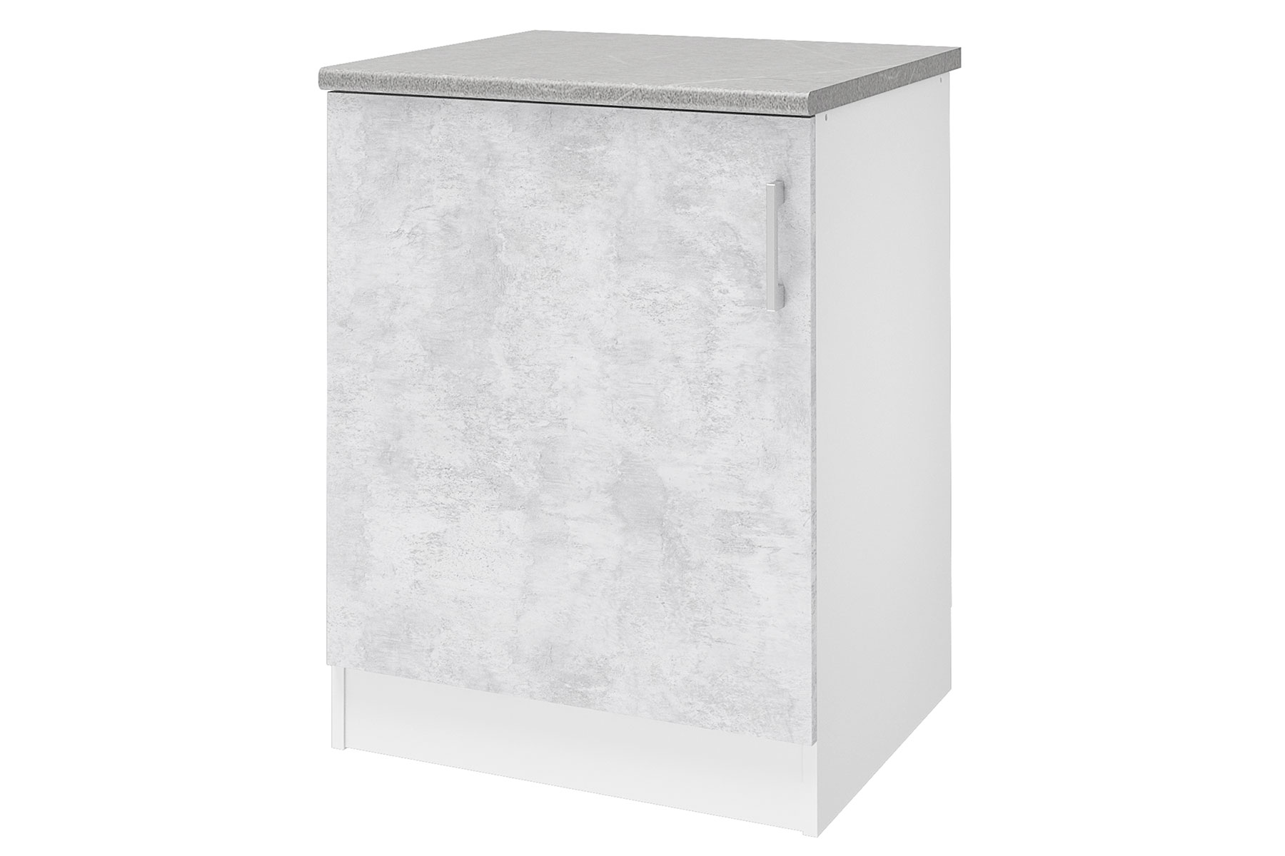 Уют СТЛ.275.05 Шкаф напольный 60 Белый/Бетон