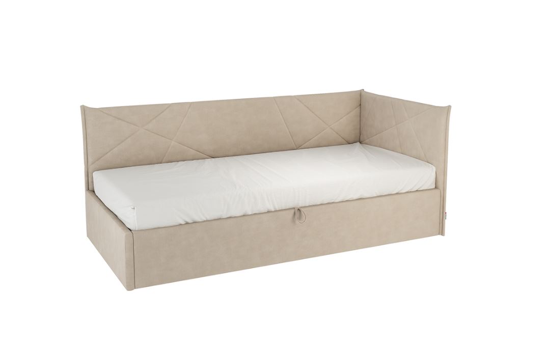 Кровать (Тахта) Бест 900*2000 Капучино (велюр)