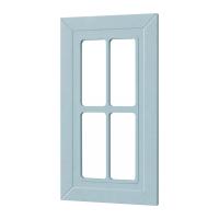 Фасад РОМБ голубой 400 СТЕКЛО