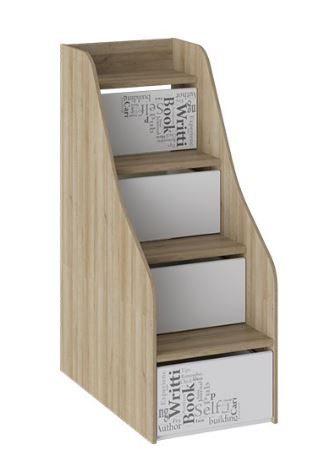 Оксфорд ТД-139.11.12 Лестница приставная Ривьера/Белый