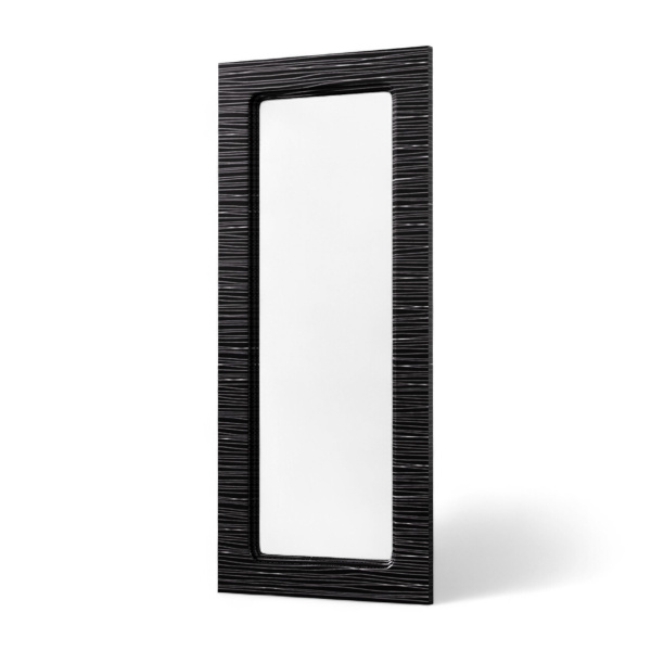 Фасад высота 900 ЧЕРНЫЙ СТРАЙП 400 СТЕКЛО 