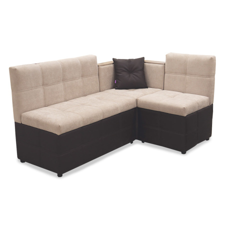 Кухонный уголок "Капучино 2-1" (левый) (GETS 5/Santorini-Chestnut) мдф Ирга