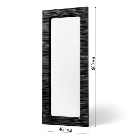 Фасад высота 900 ЧЕРНЫЙ СТРАЙП 400 СТЕКЛО 