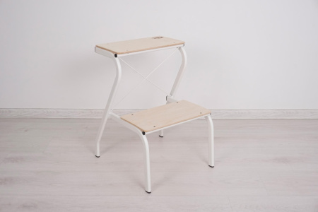 Табурет-Стремянка "КОНЁК" Белый ТС277 