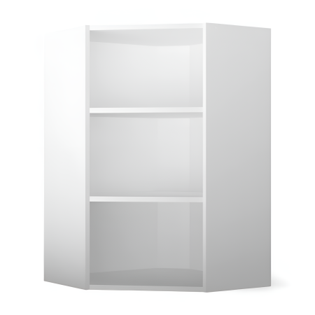 НОВА ВЫСОТА 900 Корпус шкафа настенного углового / Белый