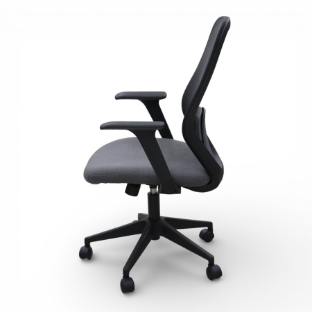 Кресло офисное 8349MB-BK тканьYKX-YSW-40-1-MT/YKX-XS3-21-BL Газлифт.нейлон