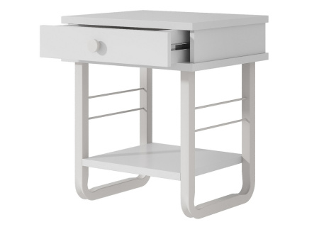 Тумба прикроватная Грета ММД 205 белый/белый