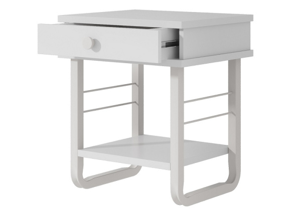 Тумба прикроватная Грета ММД 205 белый/белый