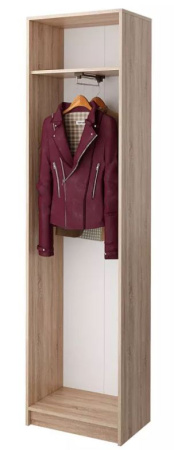 Шкаф Лофт-2 Дуб Сонома/Белый