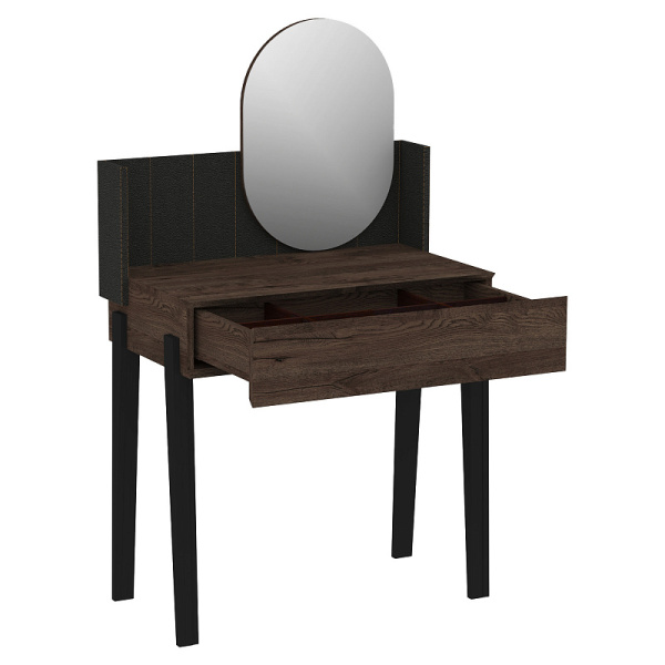 Nature 43 Стол туалетный Дуб Апрель темный-Черный