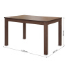 Стол  TVE-6930 Merlot Beech (MB), 1200(+300)*800*740