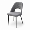 Стул "Афалина-П" Мадера Грей, каркас Фьюжин 25 - Черный