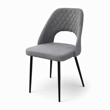 Стул "Афалина-П" Мадера Грей, каркас Фьюжин 25 - Черный