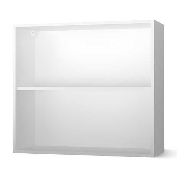 НОВА  Корпус шкафа настенного 2-х дверного 800 / Белый