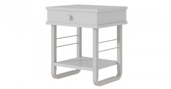 Тумба прикроватная Грета ММД 205 белый/белый