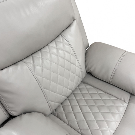 Кресло-реклайнер  YF-S 8032 Экокожа/Белый/ Электр. управление