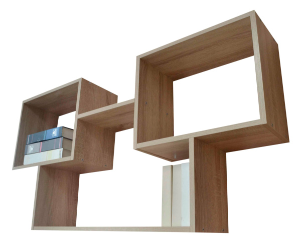 Полка для книг БН-214 Дуб Сонома