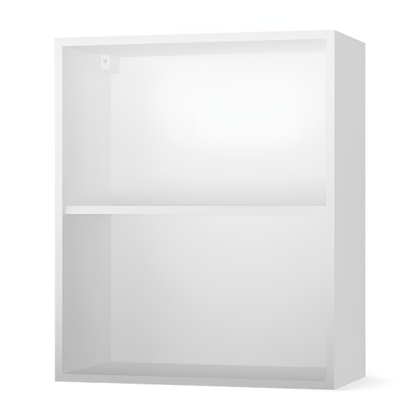 НОВА  Корпус шкафа настенного 2-х дверного 600 / Белый