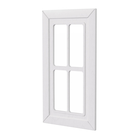 Фасад РОМБ белый 400 СТЕКЛО