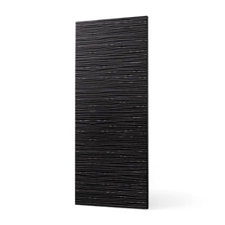 Фасад ВЫСОТА 900 ЧЕРНЫЙ СТРАЙП 423 для верхнего углового