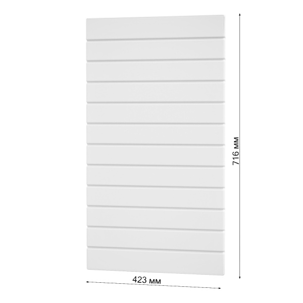 Фасад Софт Тач БЕЛЫЙ 423 на угловой верх   /  Бомон