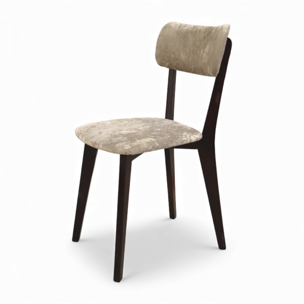 Стул Дельта темный орех , ткань Катания 03 (светло-коричневый)