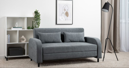 Диван м/г "Киото"  Арт. ТД 783 EPIC 83 GRAPHITE (темно-серый) 