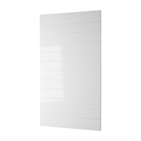 Фасад БЕЛЫЙ ГЛЯНЕЦ 423 на угловой верх