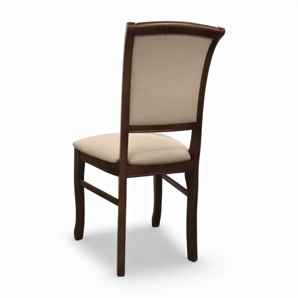 Стул Кабриоль-М орех артемида, ткань Велла 06(Мокачино)