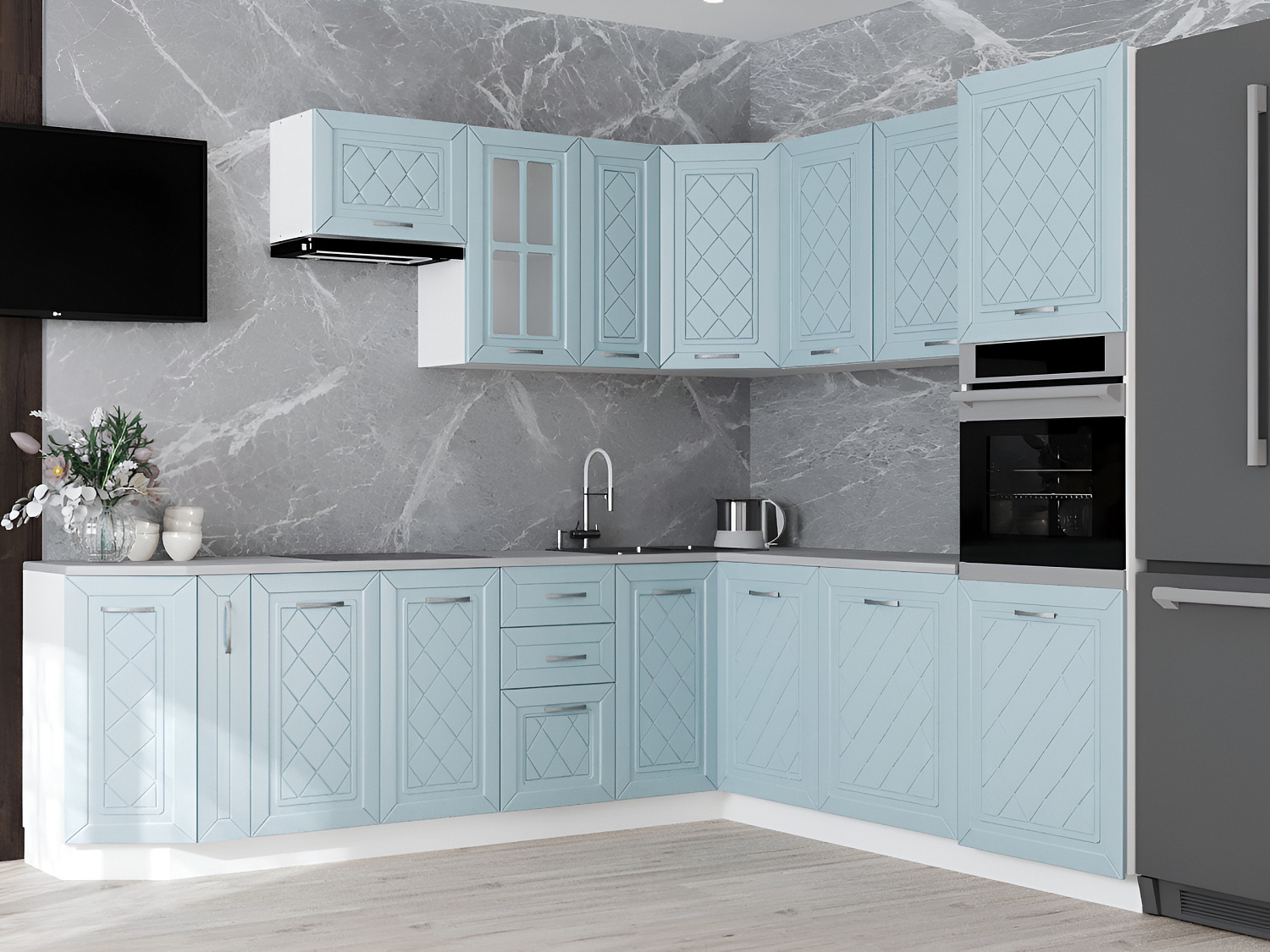 НОВА Корпус шкафа настенного торцевого / Дуб сонома