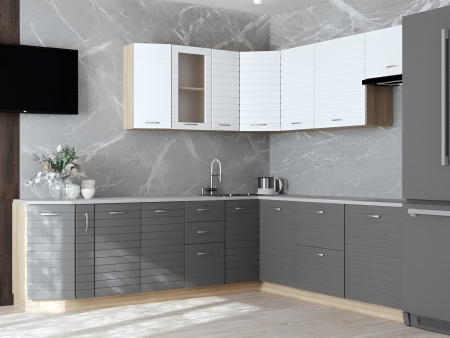 Фасад БЕЛЫЙ ГЛЯНЕЦ под духовку 114 * 600